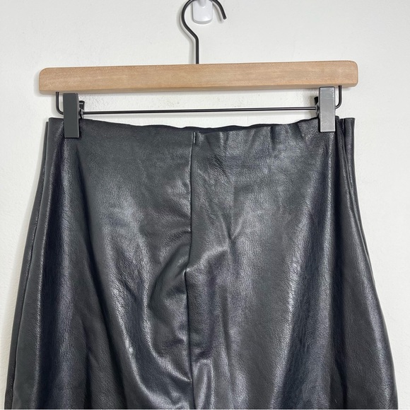 COMMANDO Black Faux Leather Pencil Midi Skirt Size L Lined Revolve - Picture 11 of 16